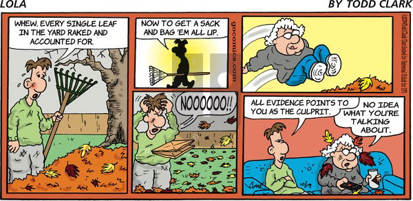 Lola on Sunday October 19, 2014 Comic Strip
