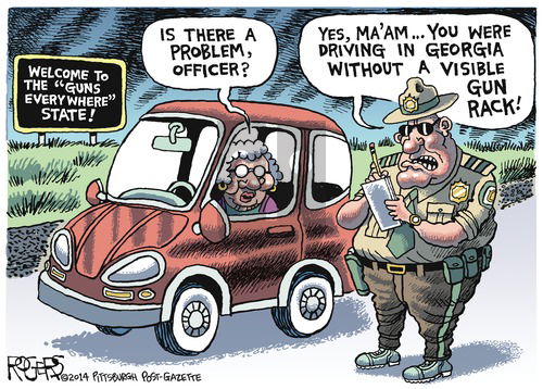 Rob Rogers on Sunday April 27, 2014 Comic Strip