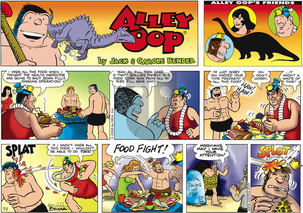 Alley Oop on Sunday July 2, 2006 Comic Strip