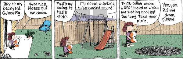 Cul de Sac on Friday August 3, 2018 Comic Strip