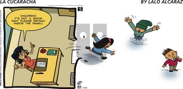 La Cucaracha - Sunday January 26, 2020 Comic Strip