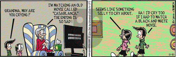 Grand Avenue on Monday August 18, 2014 Comic Strip