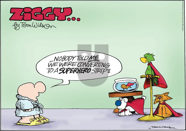 Ziggy on Sunday January 3, 2010 Comic Strip