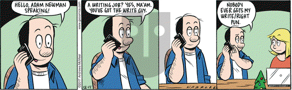 Adam@Home on Monday December 11, 2017 Comic Strip