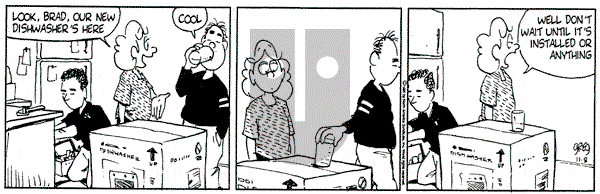 Luann on Wednesday November 8, 1995 Comic Strip