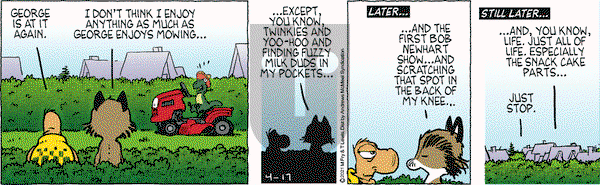 Over the Hedge on Saturday April 17, 2021 Comic Strip