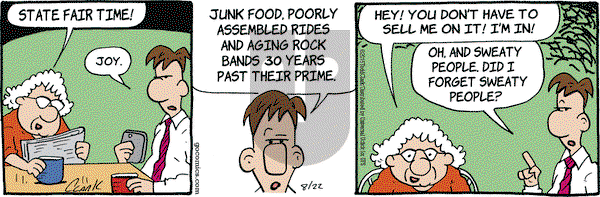 Lola on Monday August 22, 2016 Comic Strip