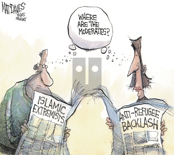 Matt Davies on Friday November 20, 2015 Comic Strip
