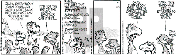 Over the Hedge on Wednesday July 23, 2003 Comic Strip