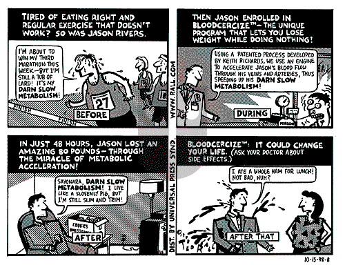 Ted Rall on Saturday October 17, 1998 Comic Strip