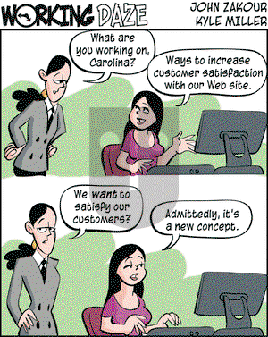 Working Daze on Monday September 29, 2003 Comic Strip