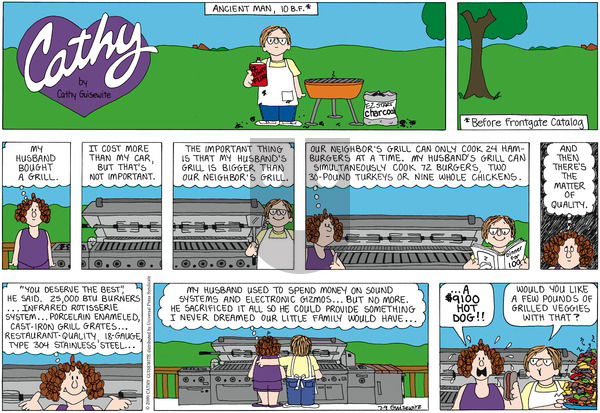 Cathy Classics on Sunday July 10, 2011 Comic Strip