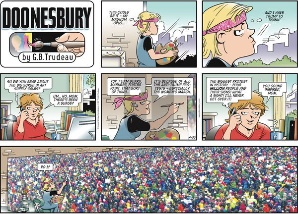 Doonesbury on Sunday April 30, 2017 Comic Strip