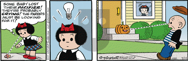 Nancy on Saturday October 4, 2014 Comic Strip