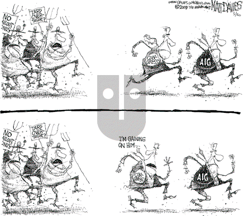 Matt Davies on Friday March 20, 2009 Comic Strip