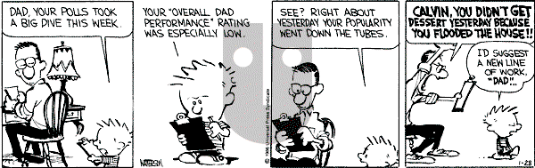Calvin and Hobbes - Tuesday January 28, 1986 Comic Strip