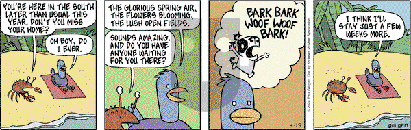 Pooch Cafe - Monday April 15, 2024 Comic Strip