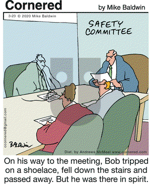Cornered on Monday March 23, 2020 Comic Strip