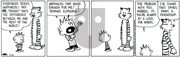 Calvin and Hobbes on Wednesday October 20, 1993 Comic Strip