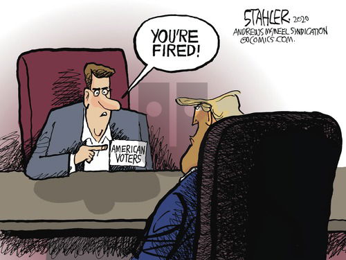 Jeff Stahler on Sunday November 8, 2020 Comic Strip
