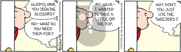 The Born Loser on Wednesday August 8, 2012 Comic Strip