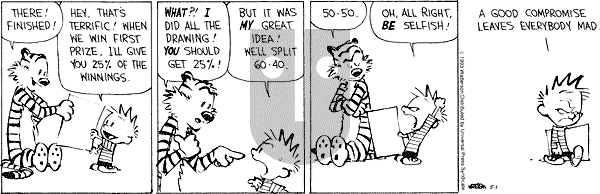 Calvin and Hobbes - Saturday May 1, 1993 Comic Strip