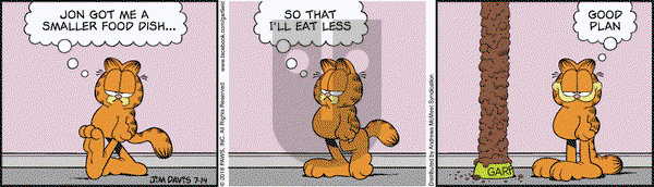 Garfield on Saturday July 14, 2018 Comic Strip