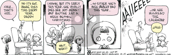 Non Sequitur on Friday December 14, 2007 Comic Strip