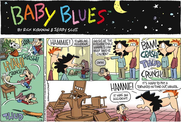 Baby Blues on Sunday January 6, 2013 Comic Strip