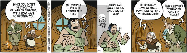 Alley Oop on Wednesday April 2, 2025 Comic Strip