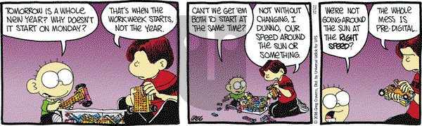 The Buckets on Saturday December 31, 2016 Comic Strip