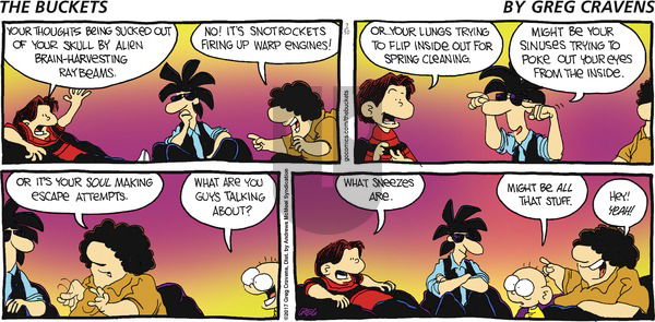 The Buckets on Sunday July 30, 2017 Comic Strip