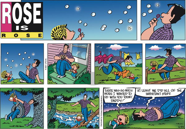 Rose is Rose on Sunday June 20, 2021 Comic Strip