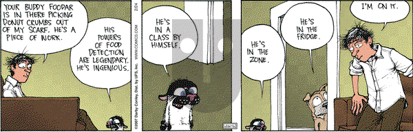 Get Fuzzy on Saturday February 24, 2007 Comic Strip