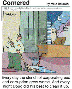 Cornered on Monday December 30, 2013 Comic Strip
