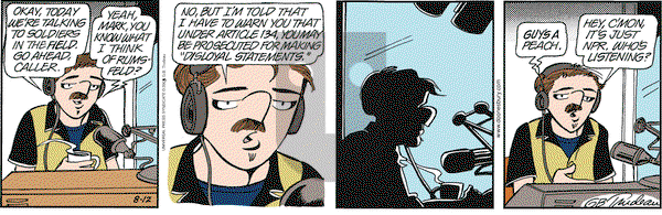 Doonesbury on Tuesday August 12, 2003 Comic Strip