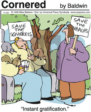 Cornered on Tuesday November 24, 1998 Comic Strip