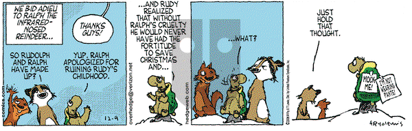 Over the Hedge on Saturday December 9, 2006 Comic Strip