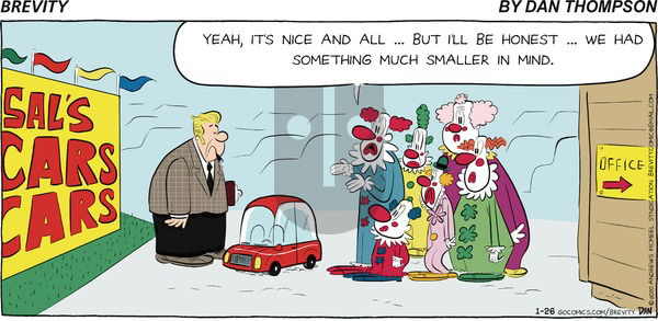 Brevity - Sunday January 26, 2020 Comic Strip