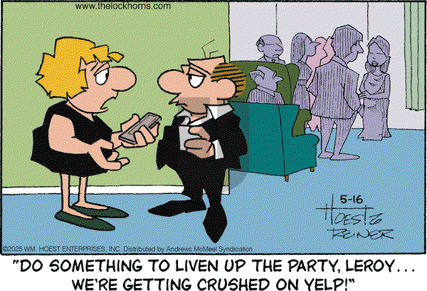 The Lockhorns on Friday May 16, 2025 Comic Strip