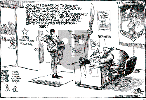 Pat Oliphant on Monday February 9, 2004 Comic Strip