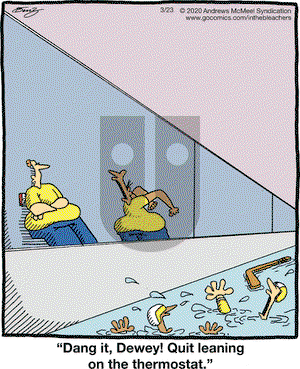 In the Bleachers on Monday March 23, 2020 Comic Strip