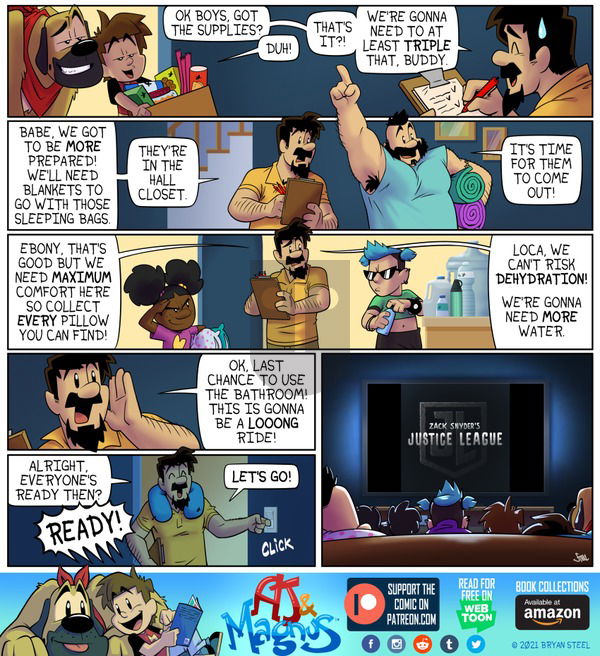 AJ and Magnus on Sunday March 28, 2021 Comic Strip