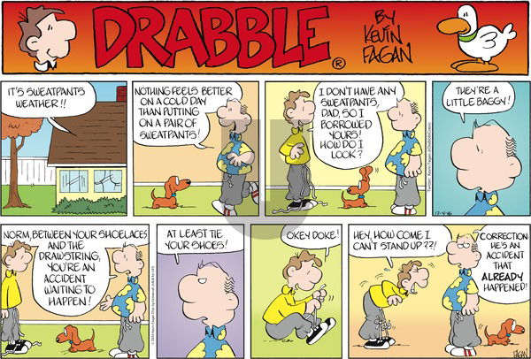 Drabble on Sunday December 4, 2016 Comic Strip