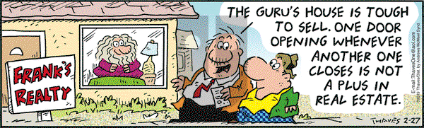 Frank and Ernest on Wednesday February 27, 2019 Comic Strip