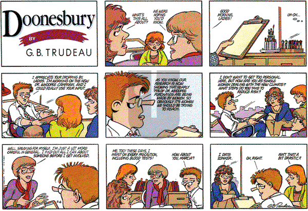 Doonesbury on Sunday September 6, 1987 Comic Strip