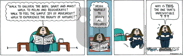 Cathy Classics on Monday February 19, 2007 Comic Strip