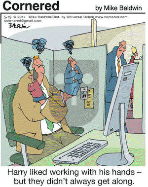 Cornered on Monday May 19, 2014 Comic Strip