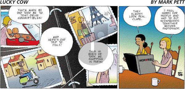 Lucky Cow on Sunday November 18, 2007 Comic Strip