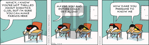 Nancy on Monday May 21, 2018 Comic Strip